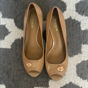 Coach wedges size 6.5